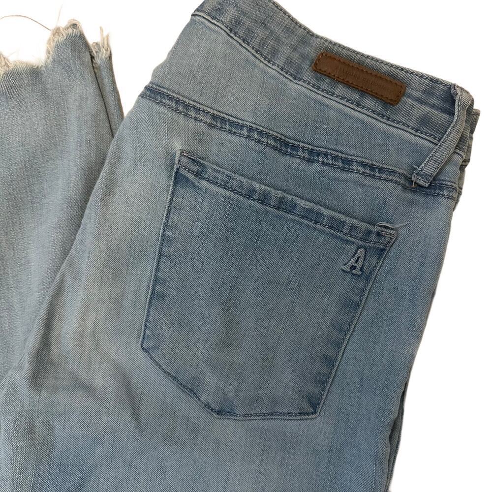 Articles of Society Fringe-Hem Faded Jeans, Size 10 - Picture 6 of 10